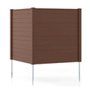 Freestanding 48 x 48 Inch Air Conditioner Fence with Metal Ground Stakes by LJGDeals