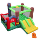 Kids Castle Slide Bouncer with 750W Blower and Dual Slides by LJGDeals