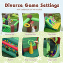 Kids Castle Slide Bouncer with 750W Blower and Dual Slides by LJGDeals