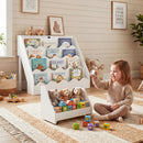 2-In-1 Kids Bookshelf & Toy Storage Organizer