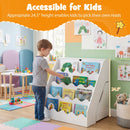 2-In-1 Kids Bookshelf & Toy Storage Organizer