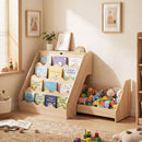 2-In-1 Kids Bookshelf & Toy Storage Organizer