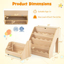 2-In-1 Kids Bookshelf & Toy Storage Organizer