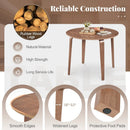 3 Piece Dining Table Set with 2 Padded Dining Chairs and Rubber Wood Table by LJGDeals