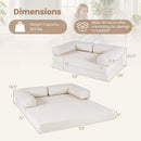 4-in-1 Convertible Folding Sofa Bed with Comfy Corduroy Cover by LJGDeals
