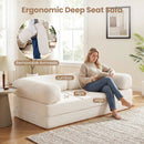 4-in-1 Convertible Folding Sofa Bed with Comfy Corduroy Cover by LJGDeals