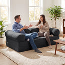 4-in-1 Convertible Folding Sofa Bed with Comfy Corduroy Cover by DirectDeals