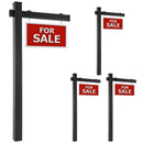 Set of 4 6 Feet Vinyl UPVC Real Estate Realtor Yard Sign Post by LJGDeals