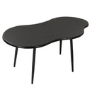 Cloud Shape Coffee Table 39.5 inch Irregular Center Table with Metal Frame by LJGDeals