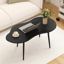 Cloud Shape Coffee Table 39.5 inch Irregular Center Table with Metal Frame by LJGDeals