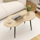 Cloud Shape Coffee Table 39.5 inch Irregular Center Table with Metal Frame by DirectDeals