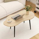 Cloud Shape Coffee Table 39.5 inch Irregular Center Table with Metal Frame by LJGDeals