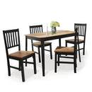 Dining Table and Chair Set Home Kitchen Furniture Tables Chairs Set by LJGDeals