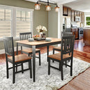 Dining Table and Chair Set Home Kitchen Furniture Tables Chairs Set by LJGDeals