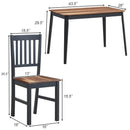 Dining Table and Chair Set Home Kitchen Furniture Tables Chairs Set by LJGDeals