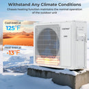 UltrEco Series 24000 BTU 2 Zone 23 SEER2 Mini Split Air Conditioner Wifi Enabled with Heat Pump by LJGDeals