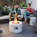 40 000 BTU Fire Pit Table Set with Hideaway Tank Holder by DirectDeals