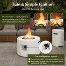40 000 BTU Fire Pit Table Set with Hideaway Tank Holder by DirectDeals