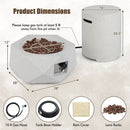40 000 BTU Fire Pit Table Set with Stainless Steel Burner by LJGDeals