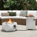 40 000 BTU Fire Pit Table Set with Stainless Steel Burner by DirectDeals
