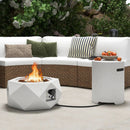 40 000 BTU Fire Pit Table Set with Stainless Steel Burner by LJGDeals