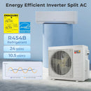 27000 BTU 2-Zone Mini Split Air Conditioner with Heat Pump by LJGDeals