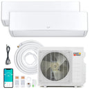 27000 BTU 2-Zone Mini Split Air Conditioner with Heat Pump by LJGDeals