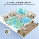 X-Pro 27000 BTU 3 Zone 24 SEER2 Mini Split AC with Heat Pump by DirectDeals
