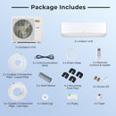 X-Pro 35000 BTU 2 Zone 22.5 SEER2 Mini Split AC with Heat Pump by DirectDeals