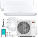 X-Pro 35000 BTU 2 Zone 22.5 SEER2 Mini Split AC with Heat Pump by LJGDeals