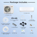 X-Pro 35000 BTU 3 Zone 22.5 SEER2 Mini Split AC with Heat Pump by LJGDeals