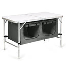 4-in-1 Family Camping Gear Set: Wagon Camping Table Cooler and Camping Tent by DirectDeals