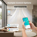 X-Pro 35000 BTU 2 Zone 22.5 SEER2 Concealed Ducted Mini Split AC by LJGDeals