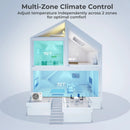X-Pro 35000 BTU 2 Zone 22.5 SEER2 Concealed Ducted Mini Split AC by LJGDeals