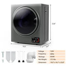 Compact Washer and Dryer Combo Automatic Washing Machine and Tumble Dryer by LJGDeals