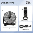 Garage & Warehouse Climate Control Bundle: Dehumidifier + Industrial Drum Fan by DirectDeals