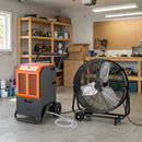Garage & Warehouse Climate Control Bundle: Dehumidifier + Industrial Drum Fan by LJGDeals
