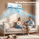 12000 BTU Smart Mini Split AC/Heater Works with Alexa & Google Assistant by LJGDeals