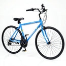 700C Hybrid Bike for Adult with 18-Speed Shimano Drivetrain and Phone Holder by LJGDeals