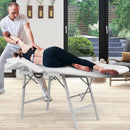73 Inch Adjustable Massage Table with Backrest & Footrest by LJGDeals