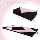 Folding Gymnastics Mat and Portable Floor Balance Beam Set by LJGDeals