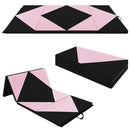 Folding Gymnastics Mat and Portable Floor Balance Beam Set by DirectDeals