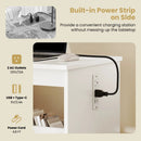 Sewing Machine and Table Set with Charging Station Folding Craft Desk and Beginner Sewing Machine by DirectDeals