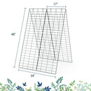 A-Frame Garden Trellis for Climbing Plant with Ground Stake and Cable Tie by LJGDeals
