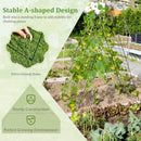 A-Frame Garden Trellis for Climbing Plant with Ground Stake and Cable Tie by LJGDeals