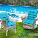 Set of 2 High Back Chair Cushion with Adjustable Height by DirectDeals
