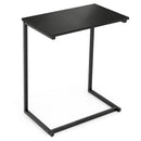 C-shaped Industrial End Table with Metal Frame by LJGDeals