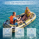 3-Person Inflatable Fishing Boat with Oars and Pump by LJGDeals