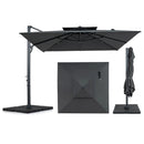 10 FT Cantilever Patio Umbrella with 220 LBS Base by LJGDeals