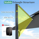 10 FT Cantilever Patio Umbrella with 220 LBS Base by LJGDeals
